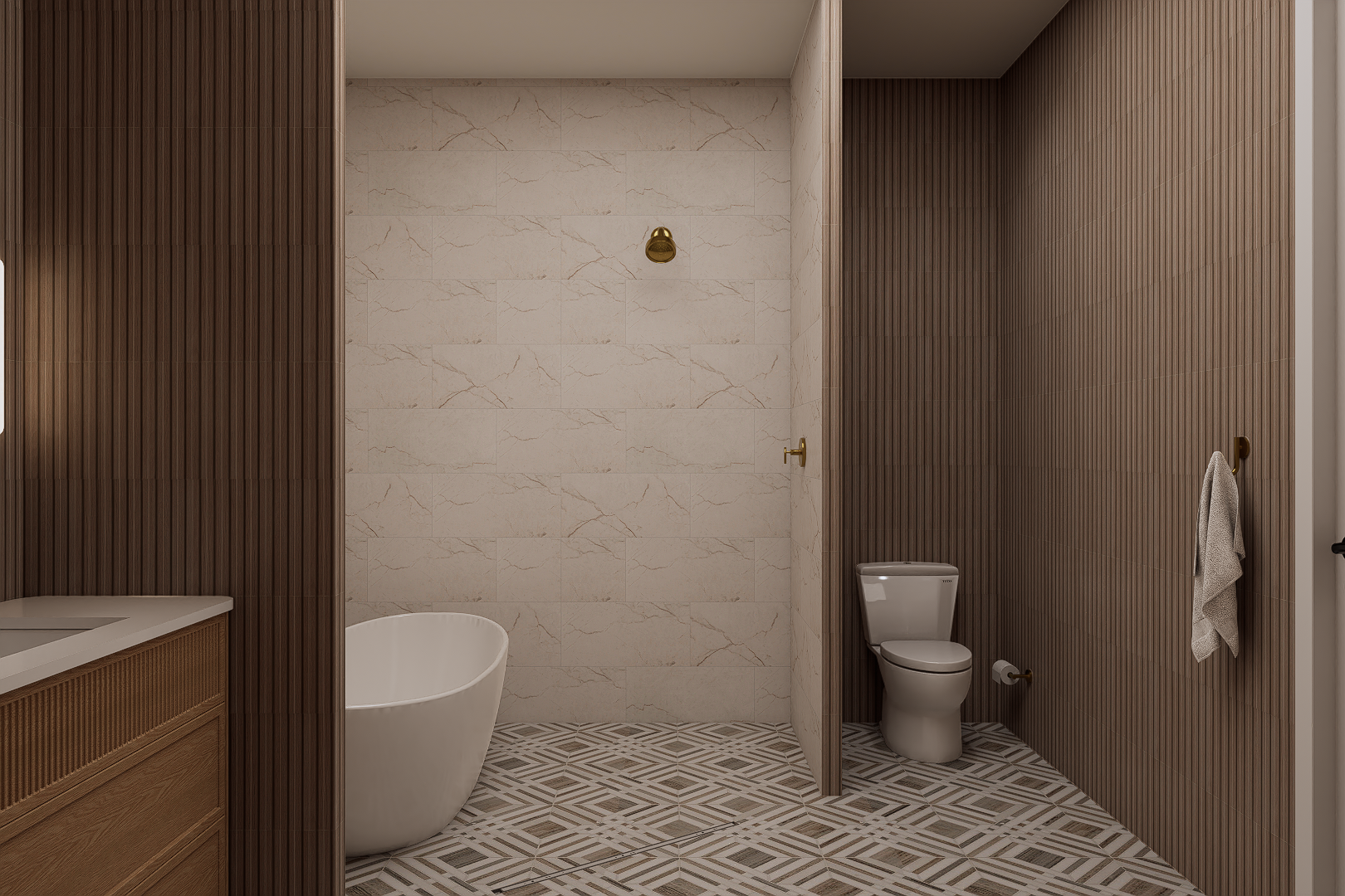 Guest shower